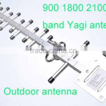 outdoor 3 band yagi antenna for tri band signal booster use 900 1800 2100mhz tri band yagi antenna                        
                                                                                Supplier's Choice