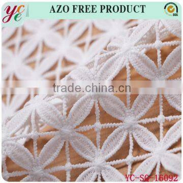 Fashion Hollow Out Squares With Herb in Water Soluble Fabric Embroidery for Dress photo-3