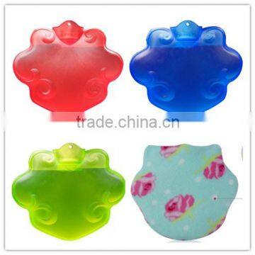 Round Soft Cute Hot Water Bottle 1L with fleece cover