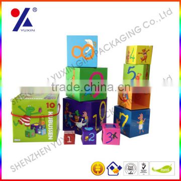 Best quality cardbcardboard gift box use for toy / thickness cardboard box free sample for wholesale