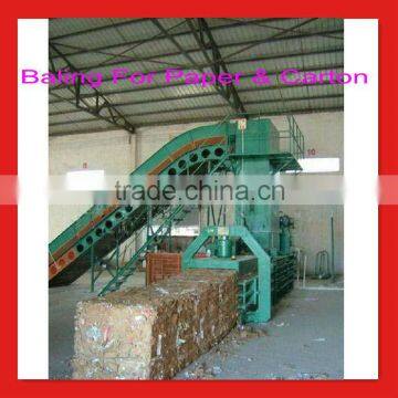 Waste Paper Baling Machine For Sale/ Semi-automatic Baling Press