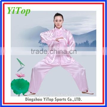 Chinese traditional professional satin material Wushu TaiChi kung fu uniforms