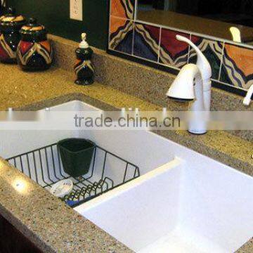 Jiangmen Factory acrylic sheet solid surface for laundry sink vessel sink one piece bathroom sink and countertop