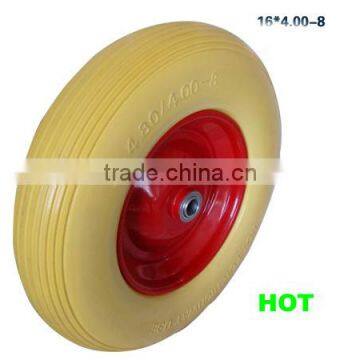 Wheel barrow PU rubber wheel