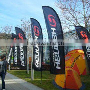 Advertising standing banners sail banners outsite display 3.5m high