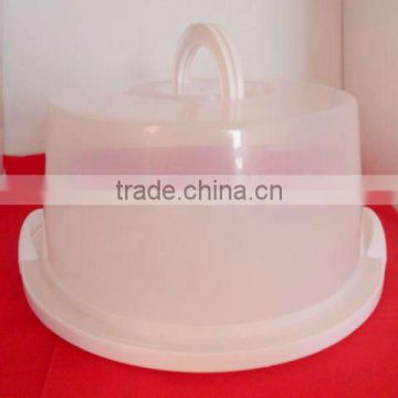 clear round plastic cake cover