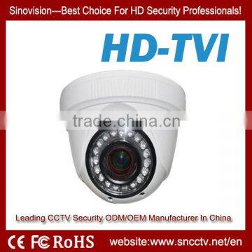 full hd 720p 1.0mp 2.8-12mm varifocal lens tvi dome cctv camera