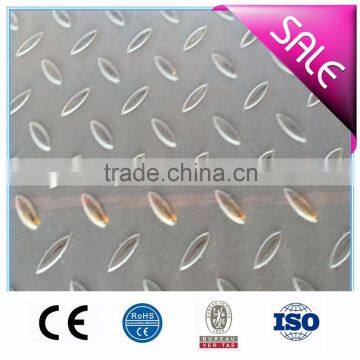 SS400 mild steel checker plate hot sale large stock 3mm thick