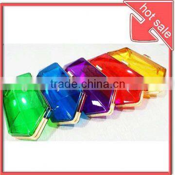Wholesale Colorful Transparent Acrylic Eveing Bag,acrylic Lady Handbag