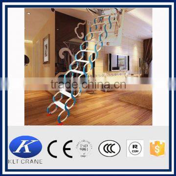 Adjustable Steel Telescopic Electric Loft Ladder Ladder ,steel Folding Ladder photo-3