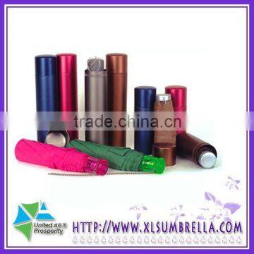 Aluminium bottle cute mini umbrella