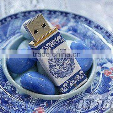 2015 ceramics USB flash drive for gift/Porcelain USB stick 2GB 4GB 8GB 8GB 16GB