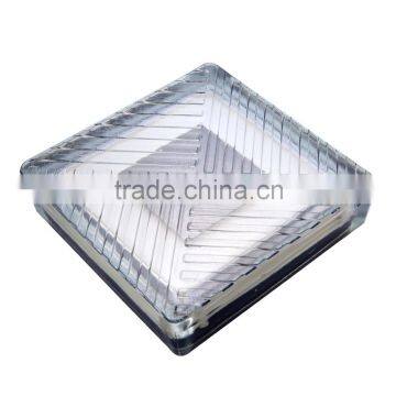 Popular Hot Selling Waterproof Glass Battery Solar Led Brick Light photo-2