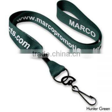 Hunter green custom printing neck cord