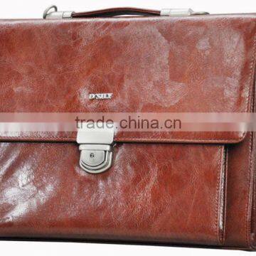 New Synthetic Leather Men's Brown Briefcase 8031A140007