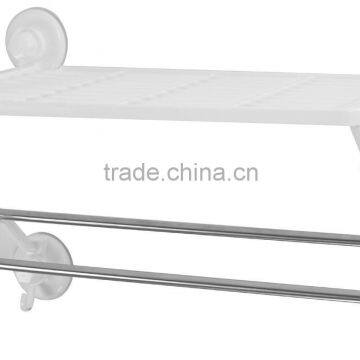 plastic bathroom towel shelf