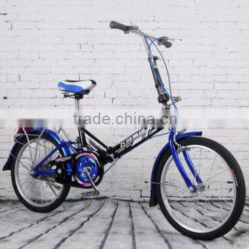 20-inch V Brake Folding Bicycle High-carbon Steel Folding Bike Woman photo-5