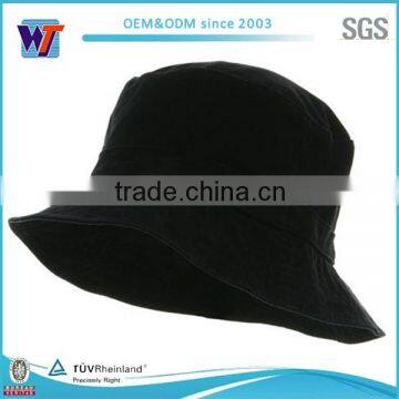 Casual Style Men Summer Cheap wholesale bucket hats polyester black