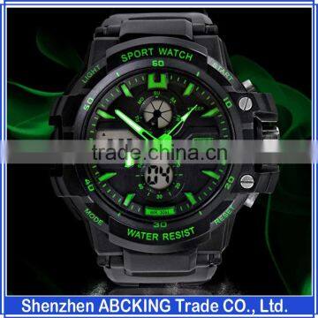 Hight Quality Skmei modern dual analog digital dual time zone Waterproof sport wrist watch