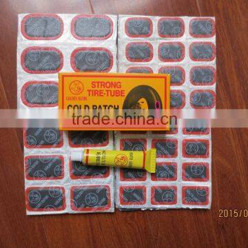 Tube puncture repair cold patch rubber solution