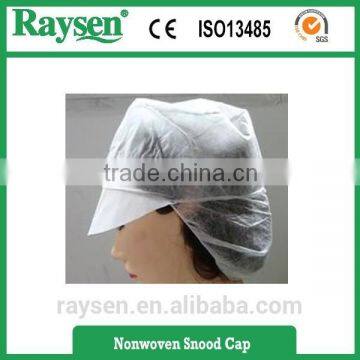 disposable nonwoven snood cap for women use