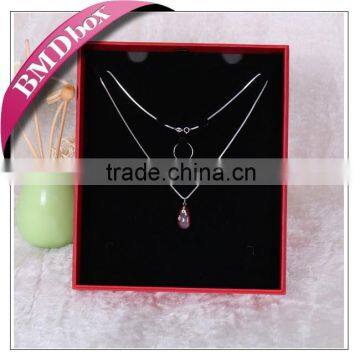 2015 new products for women custom made logo peaper necklace box