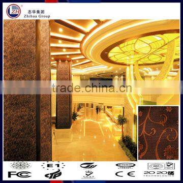 zhuv buliding material 3d wall panel for hall decoration