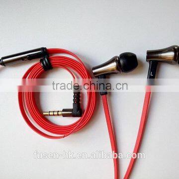 Deep Bass Metal Cheap Colorful Waterproof Shoelace Earphone photo-5