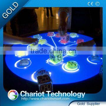 ChariotTech interactive projection display system,bar table interactive, attract consumers