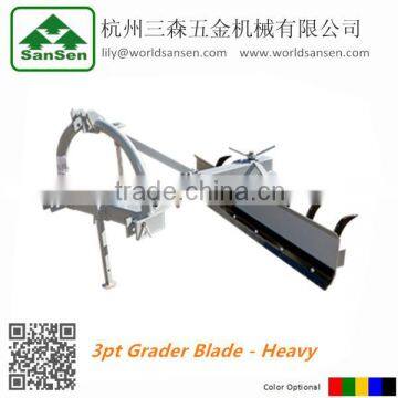 Tractor 3point Ripper Grader Blade ; Tractor implements with CE; Farm machine land leveler