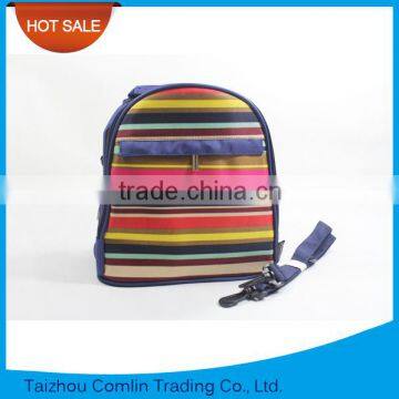 High Quality cooler bags for food stripe small bag 2016