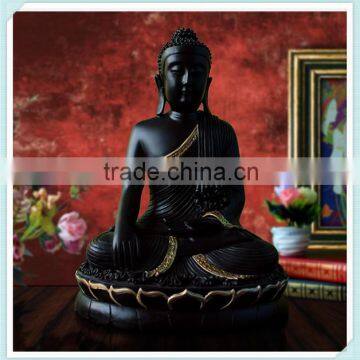 resin buddha statue sitting buddha figure for home decor