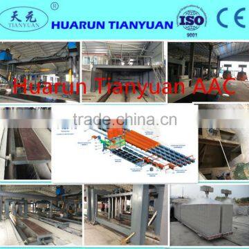 2-300000m3 per year aac plant /hydraulic brick making machine