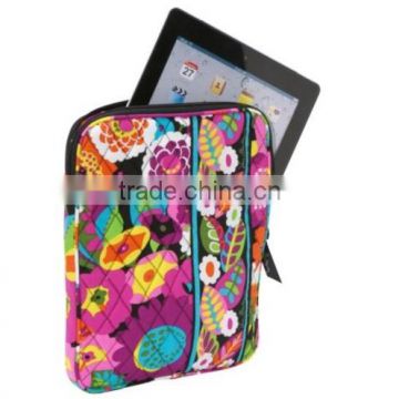 100% quilted cotton sleeve for Ipad