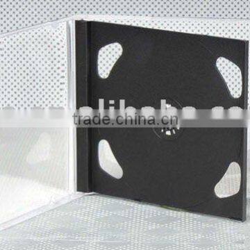 Standard 10.4MM Double PS Jewel CD Case With Black Tray