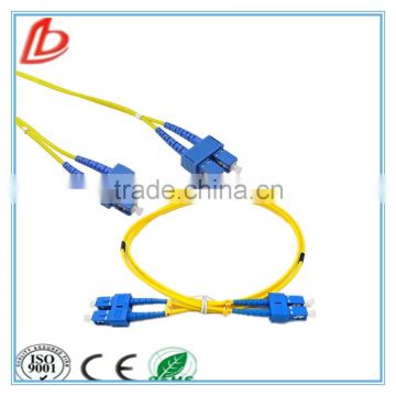 singlemode 9/125 duplex sc/upc-sc/upc optical fiber patch cord/jumper