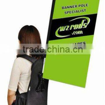 China Patent Combination Walking Backpack Billboard Flag Banner