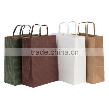 Custom printed logo christmas paper shopping bags with best price