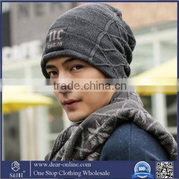 winter season hat man knitted hat and cashmere wool hat