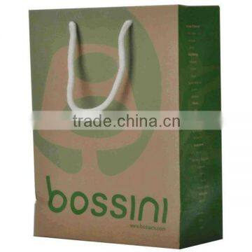 Custom Brown Kraft Paper Bag, Brown Paper Bag, Luxury Paper Shopping Bag Made in Guangzhou photo-5