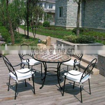 Mosaic outdoor table set