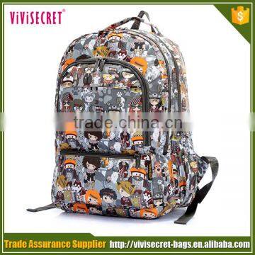 Cartoon book bag durable material backpack children cute back packs