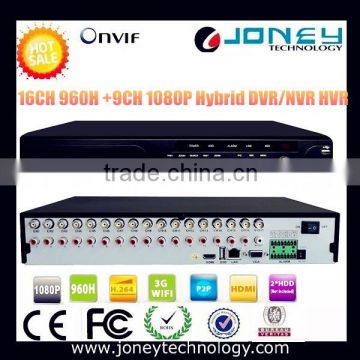 960H realtime P2P 3G H.264 DVR Full HD 1080P NVR hybrid DVR HVR