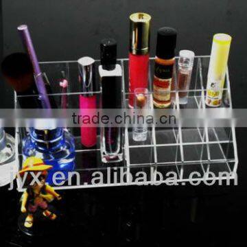 Acrylic Plexiglass Lattice Lipstick Lip glosses liquid eyeliner cosmetic display