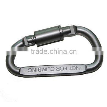 2015 Carabiner Screw Lock Bottle Hook Buckle Hanging Padlock Key Chain for Camping photo-2