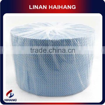 Spunlace mesh nonwoven industrial wipers