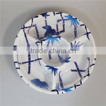 SM1-2118ZY-B Clear Eco-friendly Packaging PS Round Party Tray photo-4