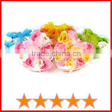 Pretty gift flower scented soap/flower shape soap