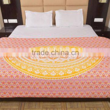 Ombre Queen Mandala Duvet Cover Indian Ethnic Doona Blanket Covers Boho Quilt Cover Throw Bedding