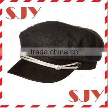 wholesale flat top militay cadet embroidery army side cap